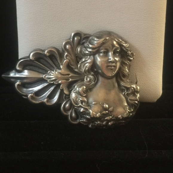 ISO Art Deco Nouveau Belt Buckle/Pendant